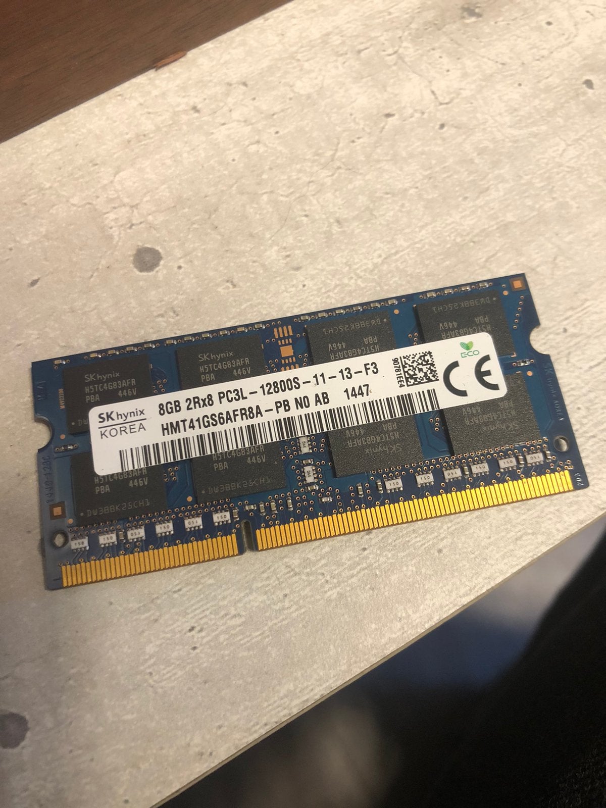 8gb laptop ram | ddr3, Computers en Software, RAM geheugen, 8 GB, DDR3, Ophalen of Verzenden, Zo goed als nieuw