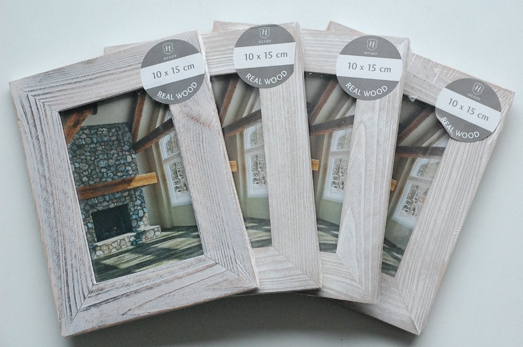 Nieuw: Henzo Cottage Fotolijst 10x15 cm - Wit Hout, Audio, Tv en Foto, Fotografie | Fotolijsten, Verzenden, Geen, Henzo, Nieuw