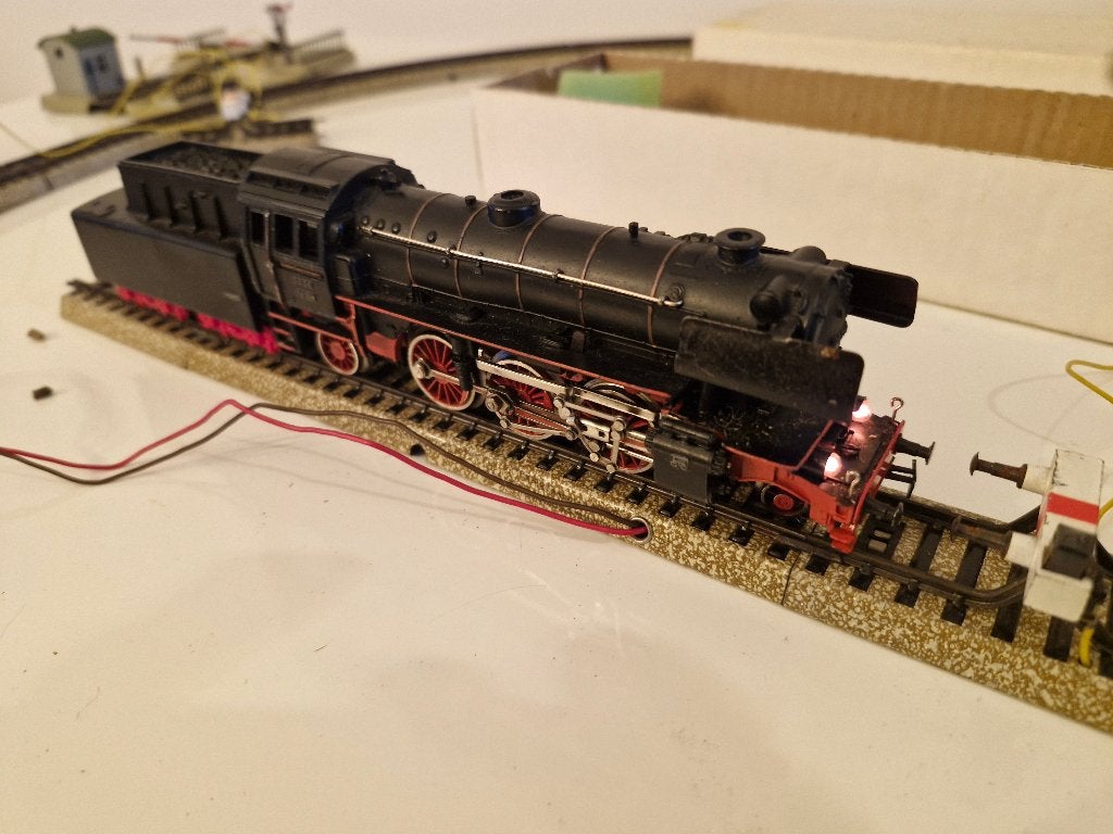 Marklin 3005 lock met tender, Wisselstroom, Gebruikt, Locomotief, Ophalen of Verzenden