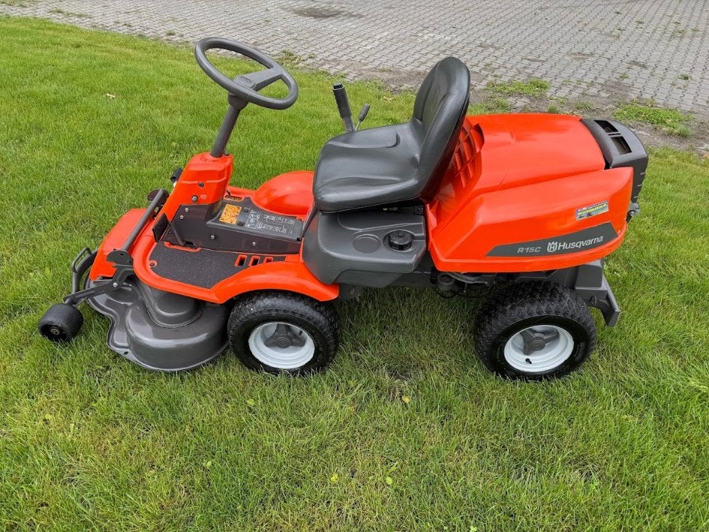 husqvarna R15c  FRONTMAAIER  rider, Ophalen, Gebruikt, Husqvarna, Mulchfunctie