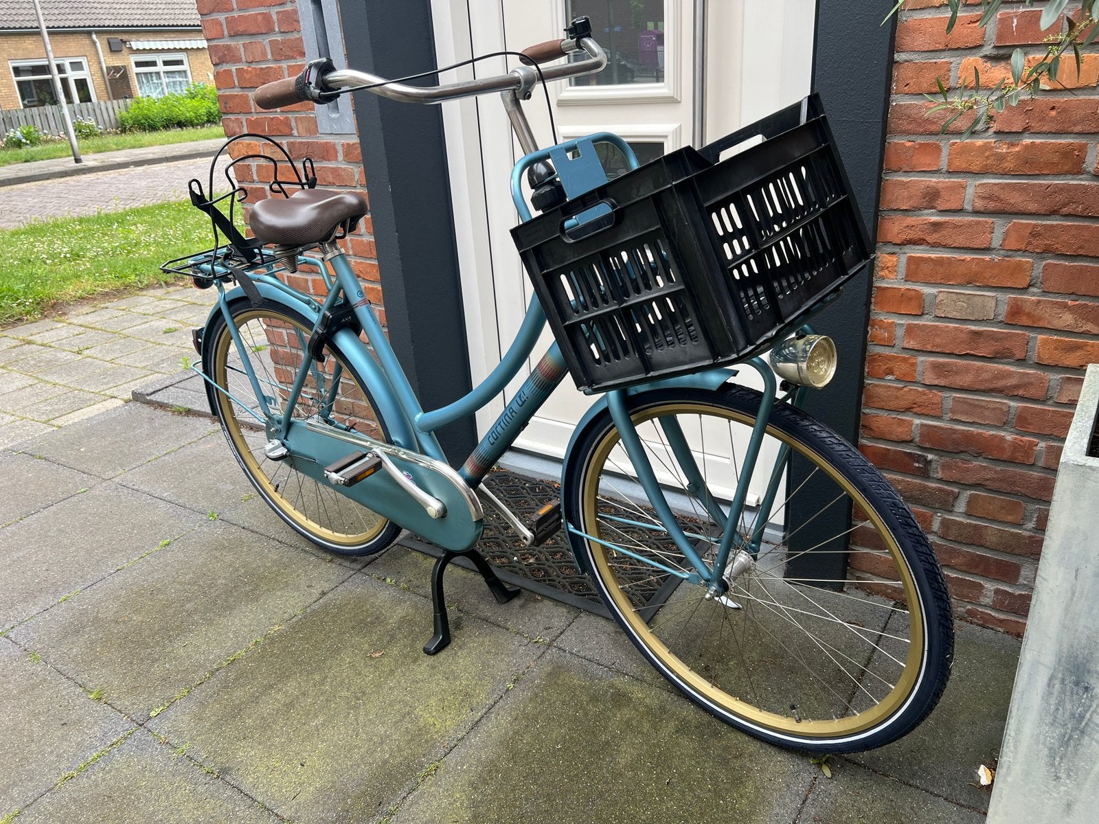 Cortina U4 Meisjes/Damesfiets Transport 28 inch 50 cm, Versnellingen, Zo goed als nieuw, 50 tot 53 cm, Trommelrem