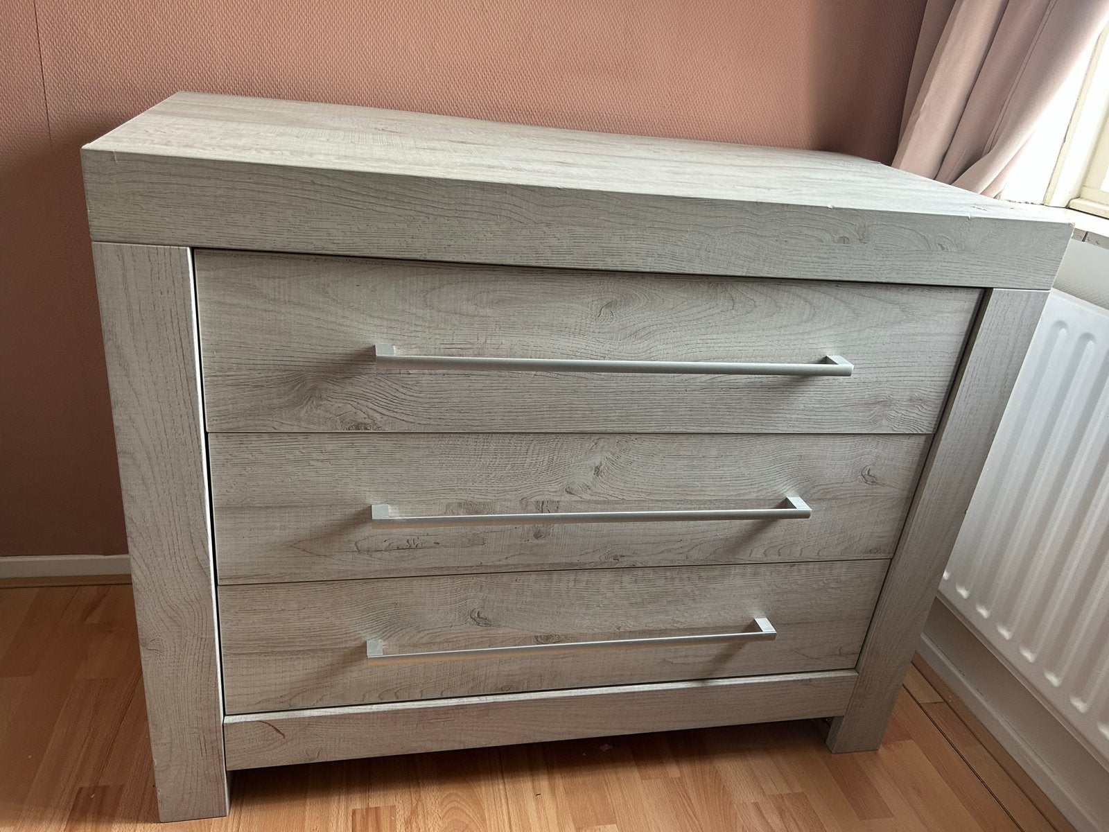 Interbaby Ledikant en Commode Set - Gebruikt met Beschadigin, Kinderen en Baby's, Kinderkamer | Commodes en Kasten, Ophalen, Gebruikt