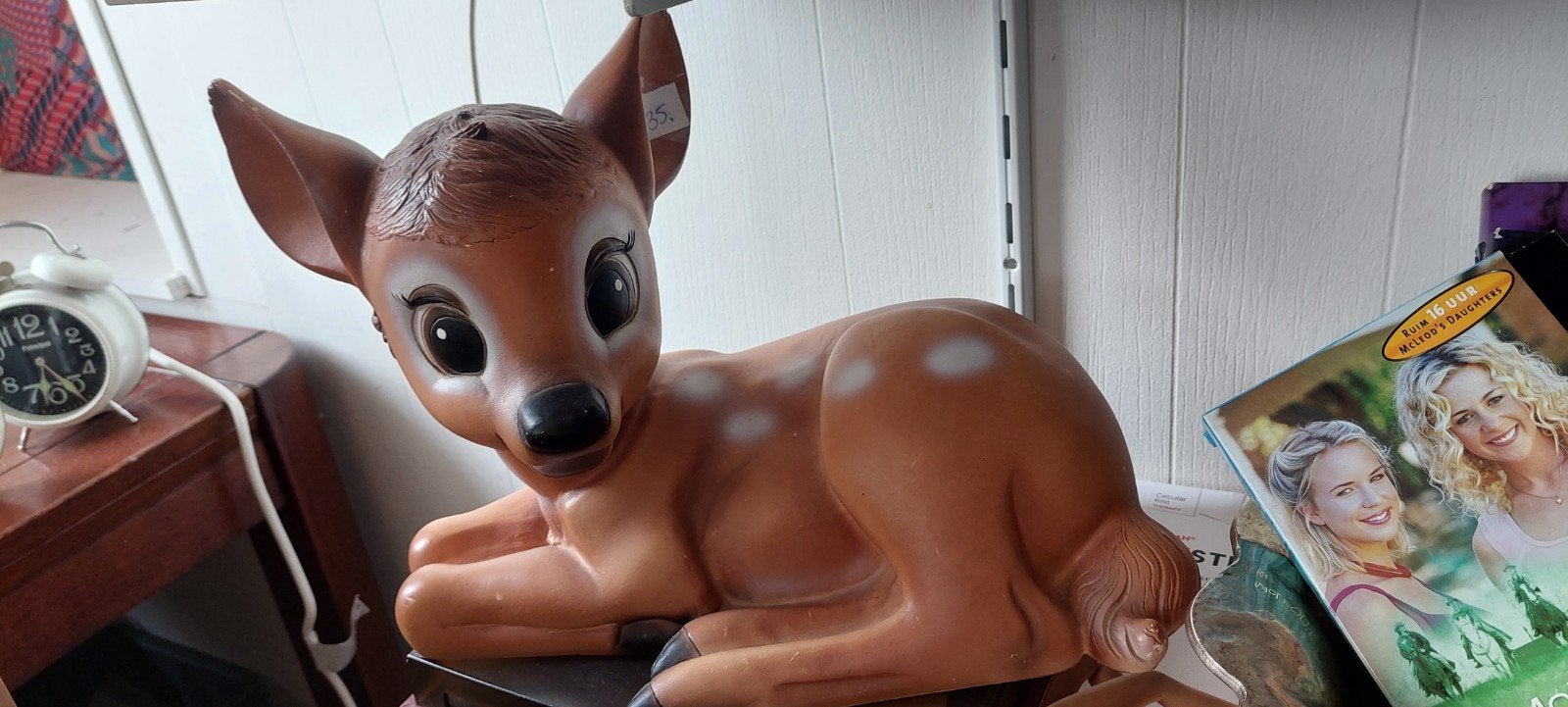 Vintage Bambi decoratie (mist lamp), Ophalen