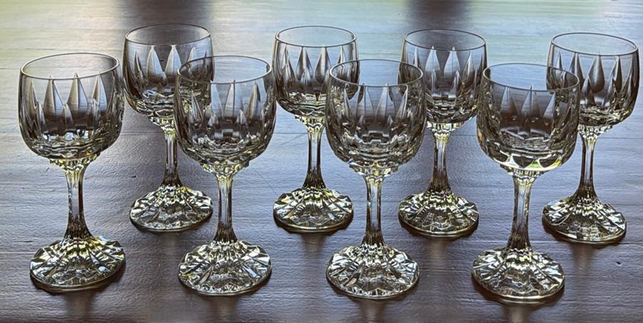 8 Villeroy & Boch Arabelle wijnglazen, Ophalen of Verzenden, Zo goed als nieuw, Overige typen