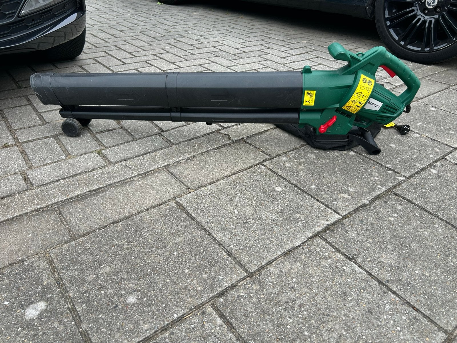 Eurodom Bladblazer/Bladzuiger met Opvangzak, Ophalen, Gebruikt, Handgedragen, Met opvangzak