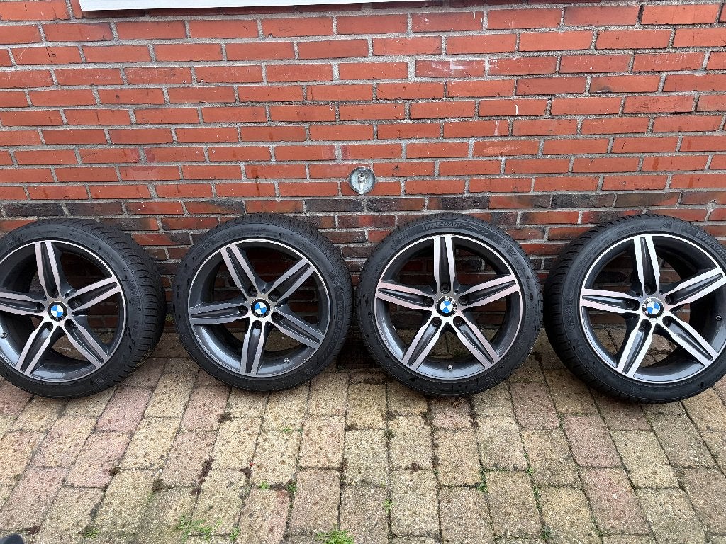 BMW 1 serie velgen 17 inch met winterbanden, Ophalen, Gebruikt, Banden en Velgen, 17 inch