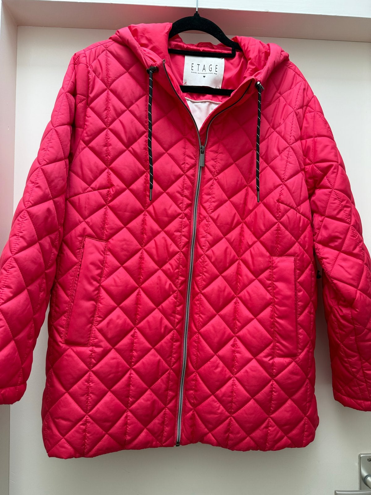 Etage gewatteerde jas met capuchon - Zo goed als nieuw, Kleding | Dames, Ophalen of Verzenden, Zo goed als nieuw, Maat 46/48 (XL) of groter