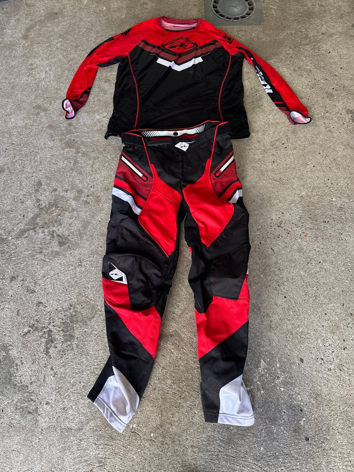 Kenny Motorcross Set - Broek Maat 36, Shirt Maat XXXL, Motoren, Kleding | Motorkleding, Ophalen, Tweedehands