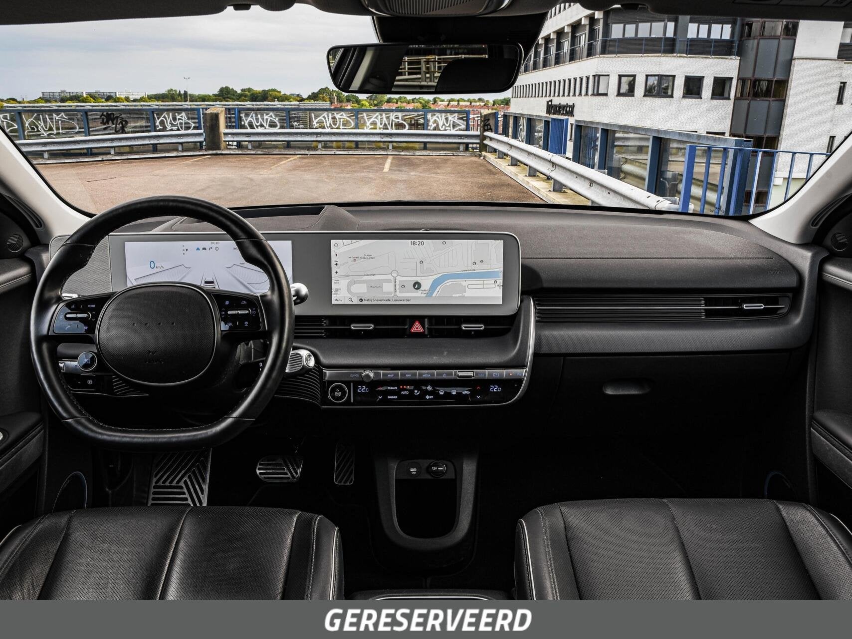Hyundai IONIQ 5 Connect+ 73kWh | SOH 100% | Trekhaak | Leder, Automaat, Achterwielaandrijving, Gebruikt, Zwart