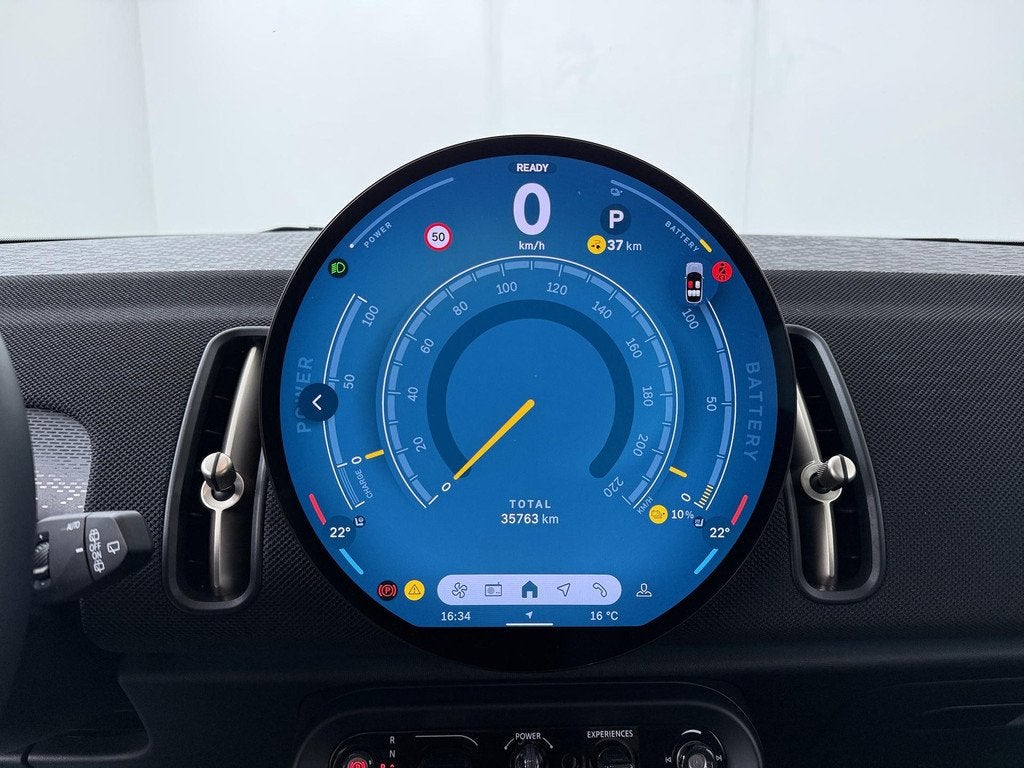 MINI Countryman E British Racing Green | Stuurverwarming | S, Auto's, Gebruikt, Countryman, Met garantie (alle), Leder en Stof