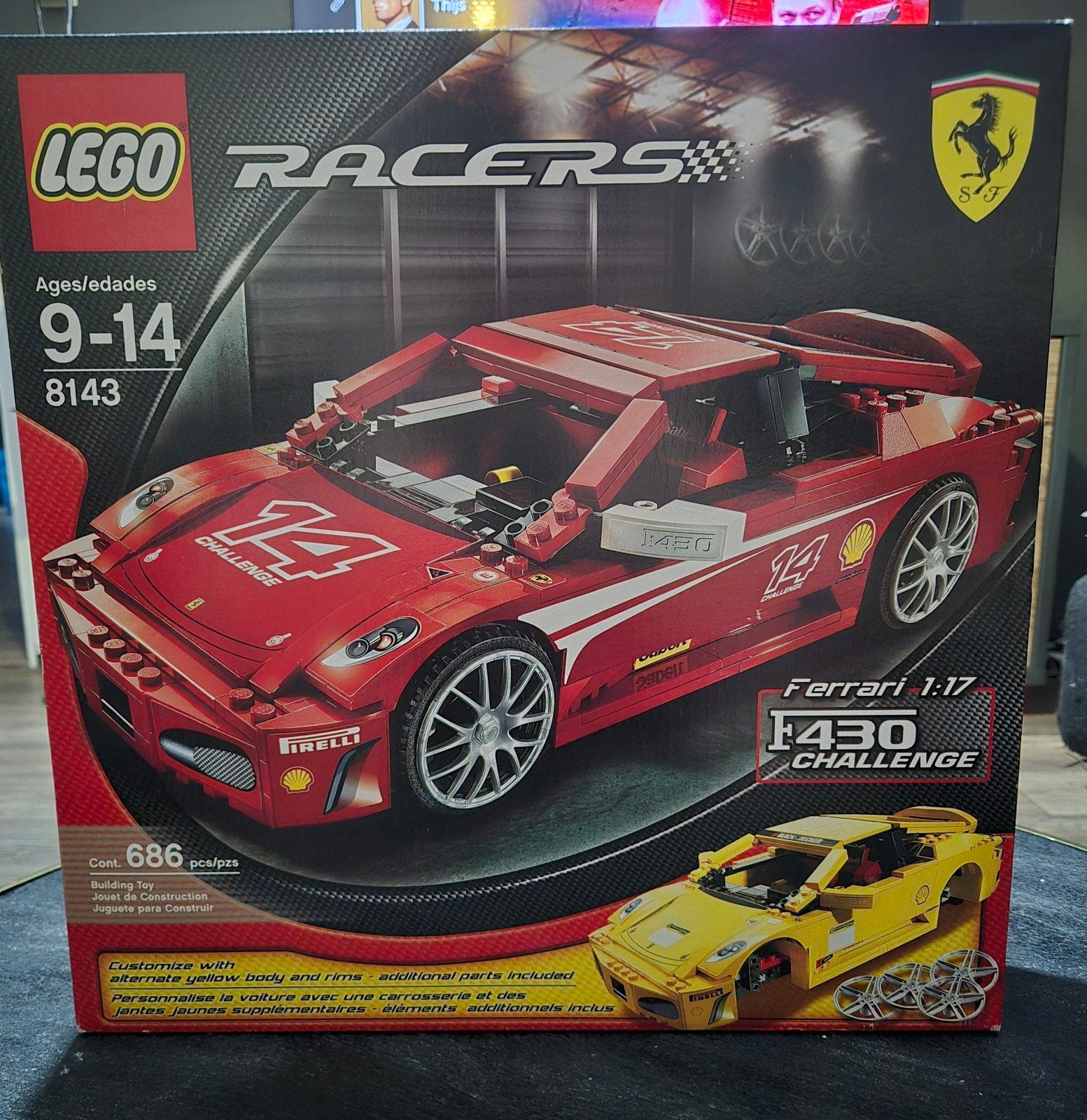 LEGO Racers 8143 Ferrari F430 Challenge - Nieuw in doos, Ophalen of Verzenden, Nieuw, Overige merken