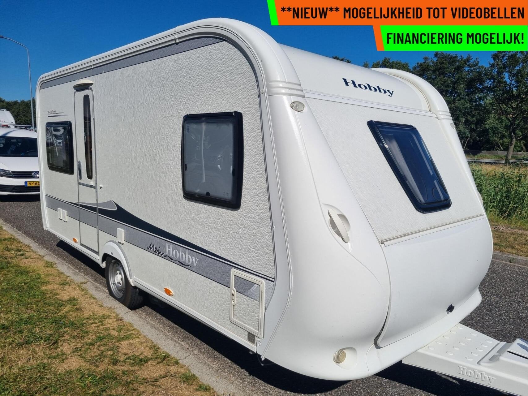 Hobby 460 UFE excellent MOVER + VOORTENT + FRANSBED + DOUCHE, Caravans en Kamperen, Rondzit, Hobby, Bedrijf, 6 tot 7 meter