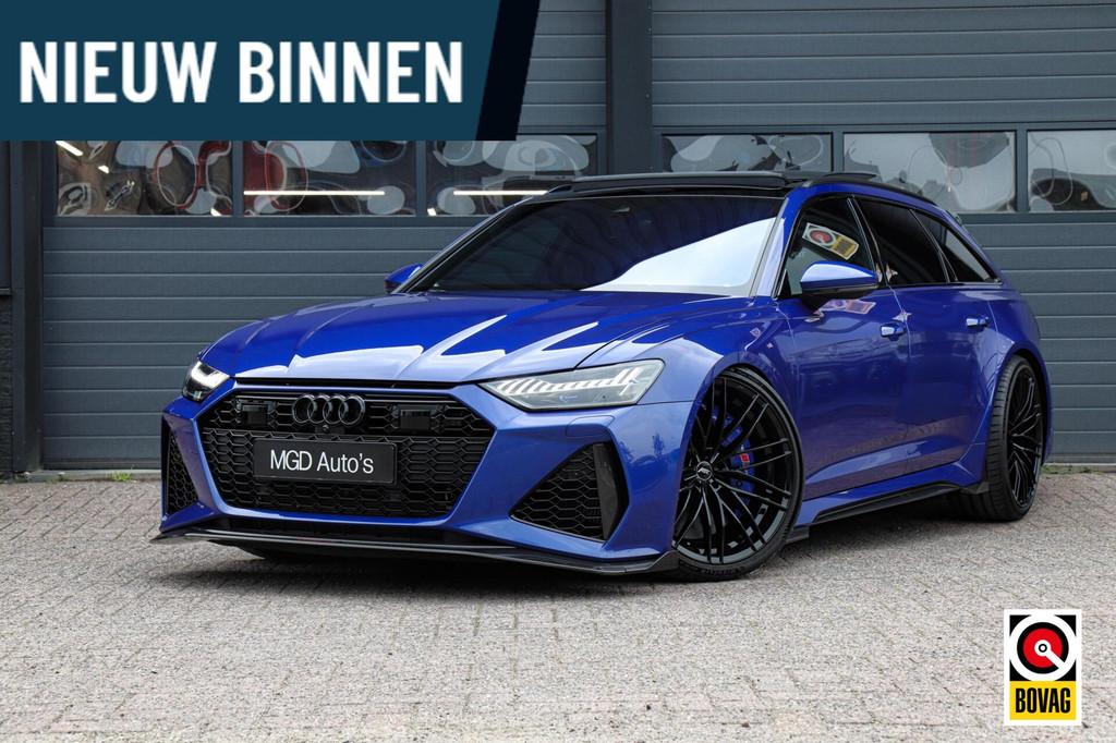 Audi A6 Avant RS6-S ABT 4.0 TFSI Quattro |LASER-LED|PANO|3D, Auto's, Audi, Bedrijf, Te koop, A6, 360° camera, 4x4, ABS, Achteruitrijcamera