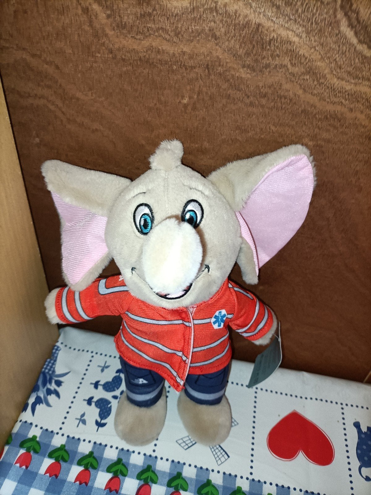 Olifant knuffel van Ambulance Amsterdam NIEUW met kaartje, Ophalen of Verzenden