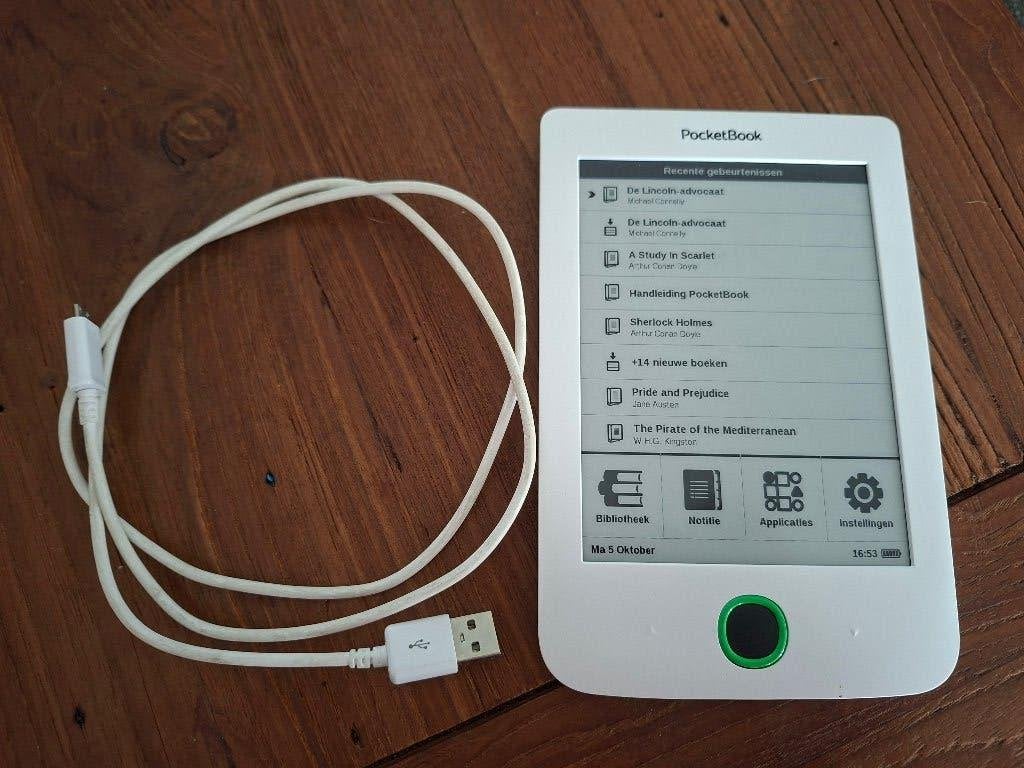 PocketBook e-reader met USB-kabel, Computers en Software, Ophalen of Verzenden, Gebruikt