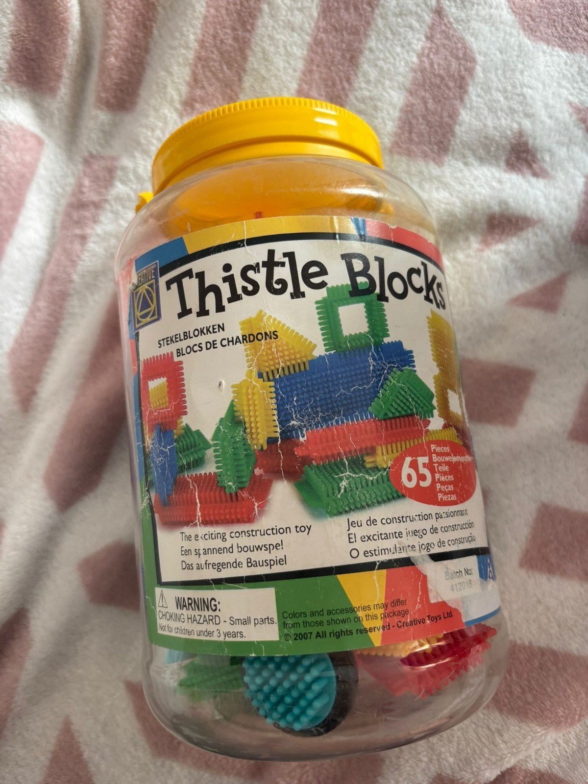 Thistle Blocks Stekelblokken Bouwspeelgoed 65 Stuks, Ophalen, Gebruikt, Overige merken