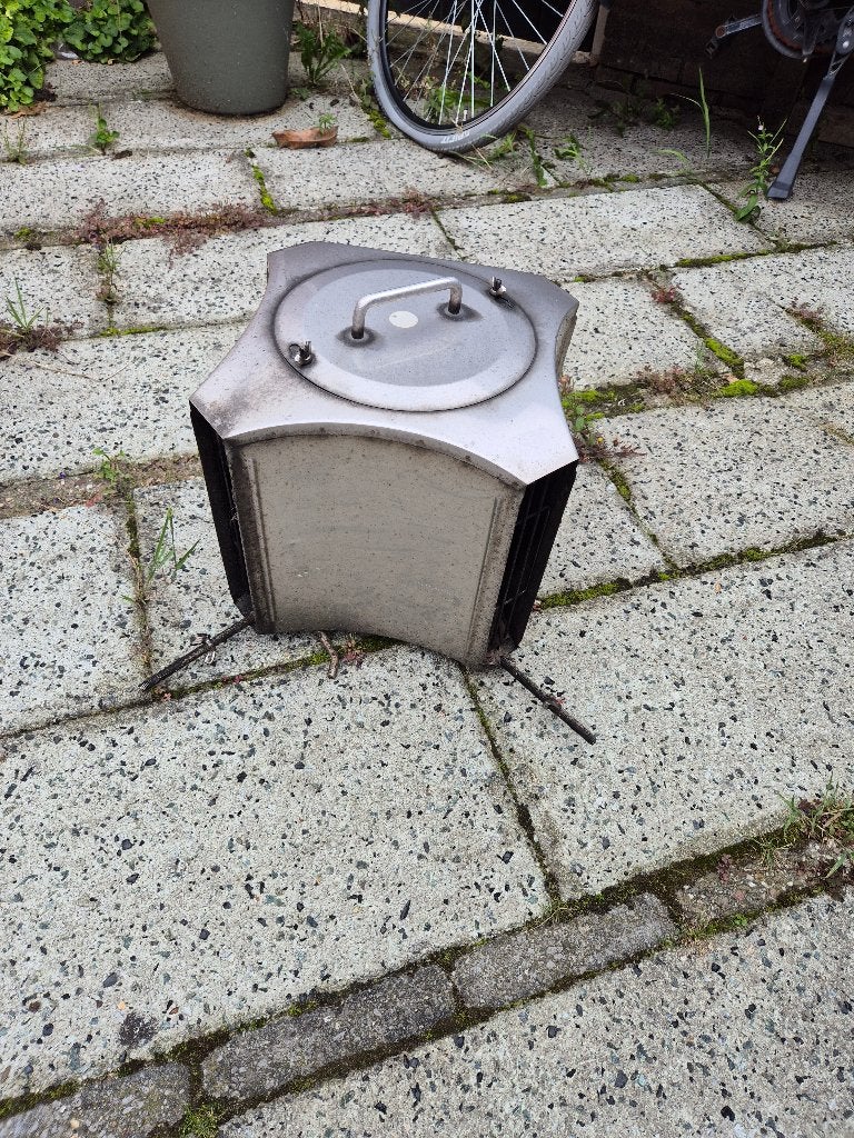 Schoorsteenkap rvs, Ophalen, Gebruikt