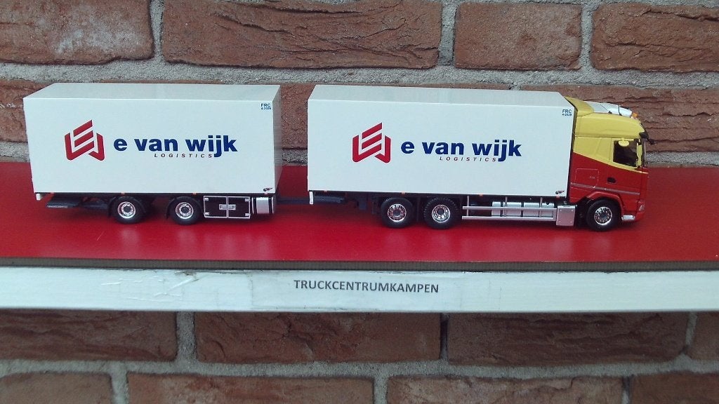 Tekno  Daf  XG  6 x 2  van  E.  van  Wijk  -  Giessen., Ophalen of Verzenden, Nieuw, Bus of Vrachtwagen, Tekno