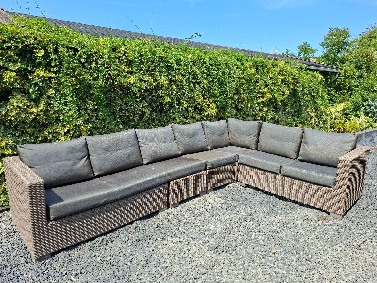Life Wicker Loungeset met All-Weather Kussens, Tuin en Terras, Tuinsets en Loungesets, Ophalen, Wicker