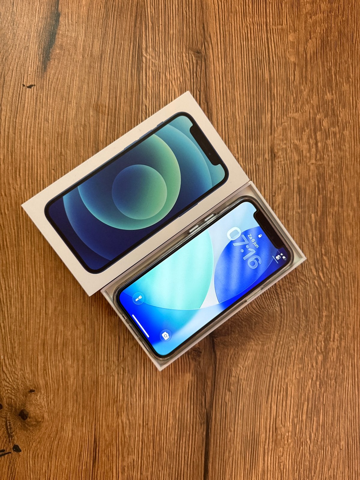 Iphone 12 mini 100% blauw, Ophalen of Verzenden, Zo goed als nieuw, 64 GB, Blauw