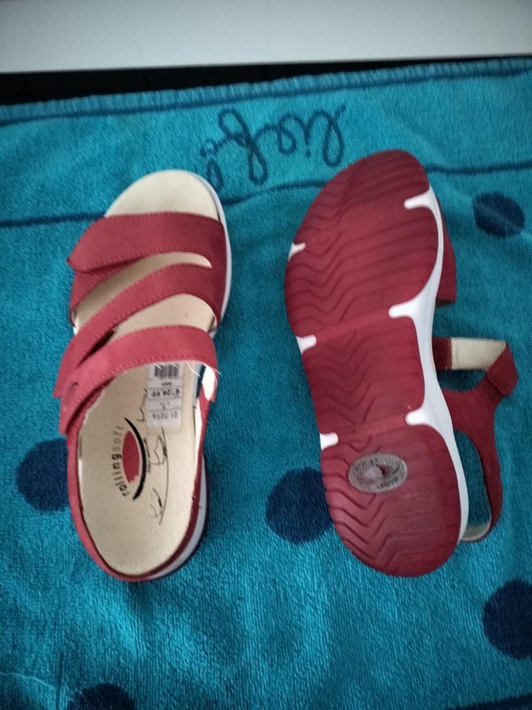 Nieuwe Rolling Soft Sensitive Sandalen Maat 38, Kleding | Dames, Schoenen, Rolling Soft, Nieuw, Rood, Sandalen of Muiltjes