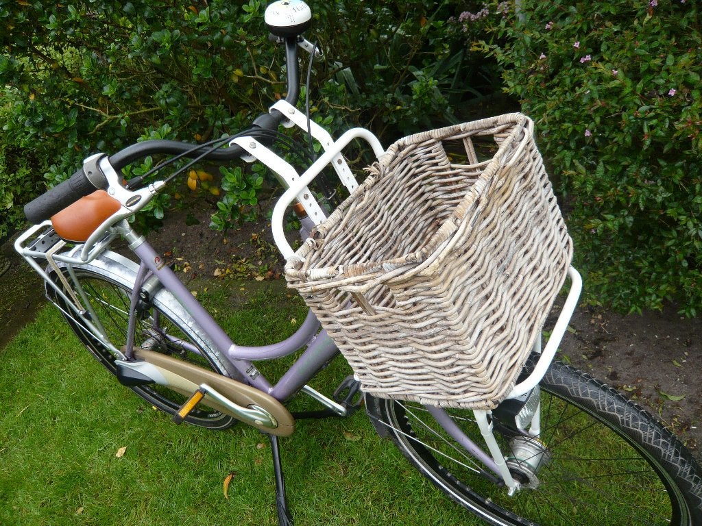 Mooie aluminium transportfiets : Batavus 28inch, Fietsen en Brommers, Gebruikt, Batavus, Handrem, Trommelrem