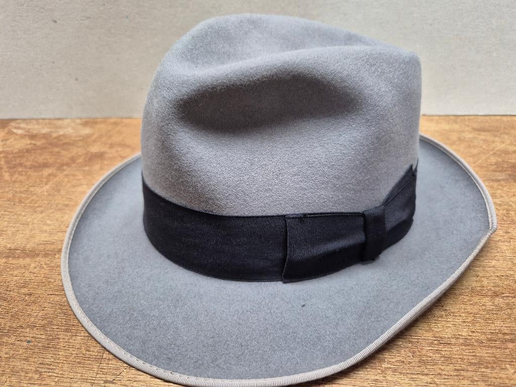 Borsalino vilten hoed, maat 58 top!, Kleding | Heren, Hoeden en Petten, Borsalino, Hoed, Ophalen of Verzenden, Zo goed als nieuw