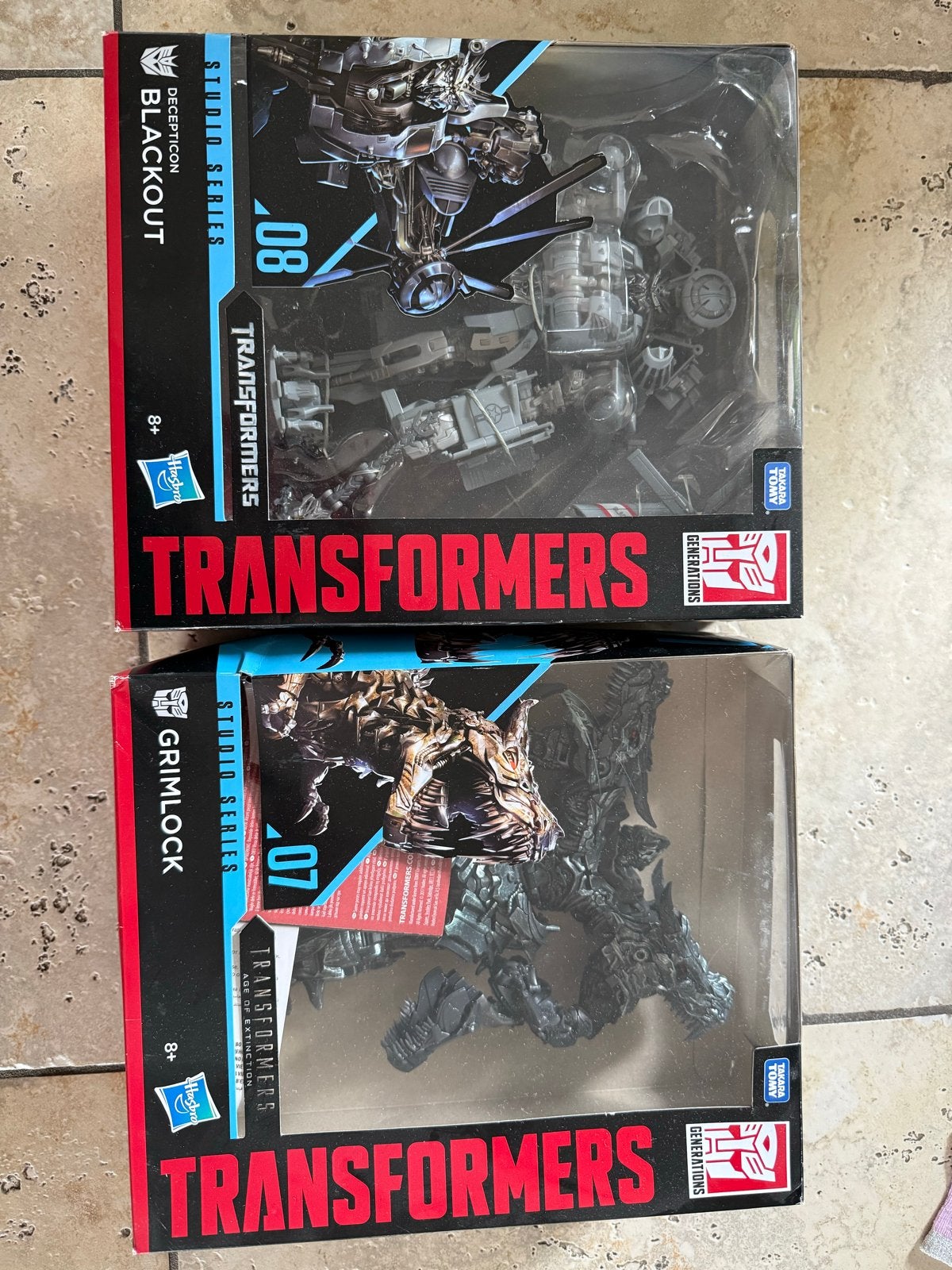 Hasbro Transformers Studio Series Blackout & Grimlock, Ophalen, Zo goed als nieuw