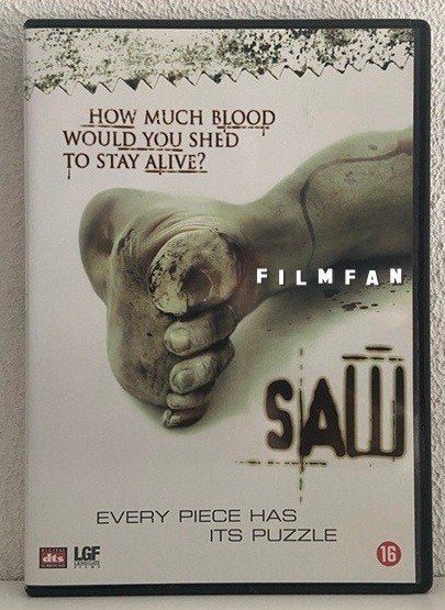 DVD Saw, Cd's en Dvd's, Psychologisch, Engels, Vanaf 16 jaar, Nederlands