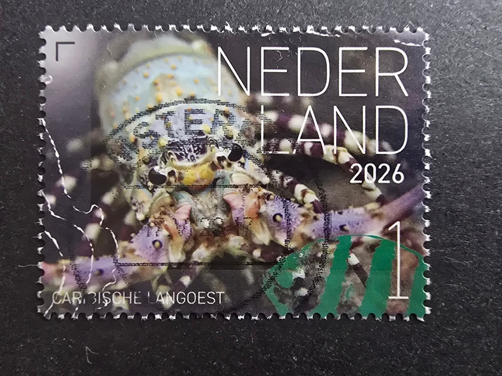 Beleef de Natuur Saba 2026 - Caribische Langoest, Postzegels en Munten, Postzegels | Nederland, Ophalen of Verzenden, Na 1940