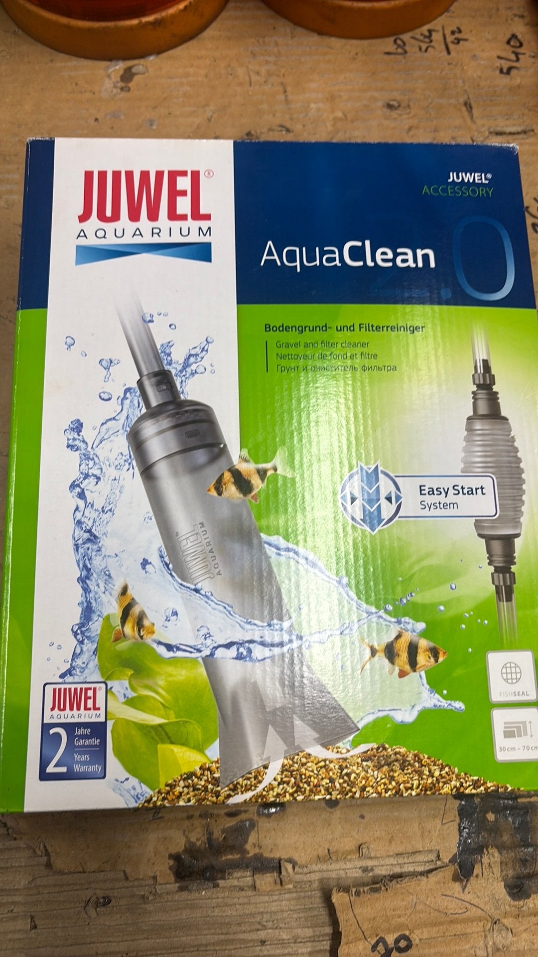 Juwel aquaclean, Ophalen, Zo goed als nieuw
