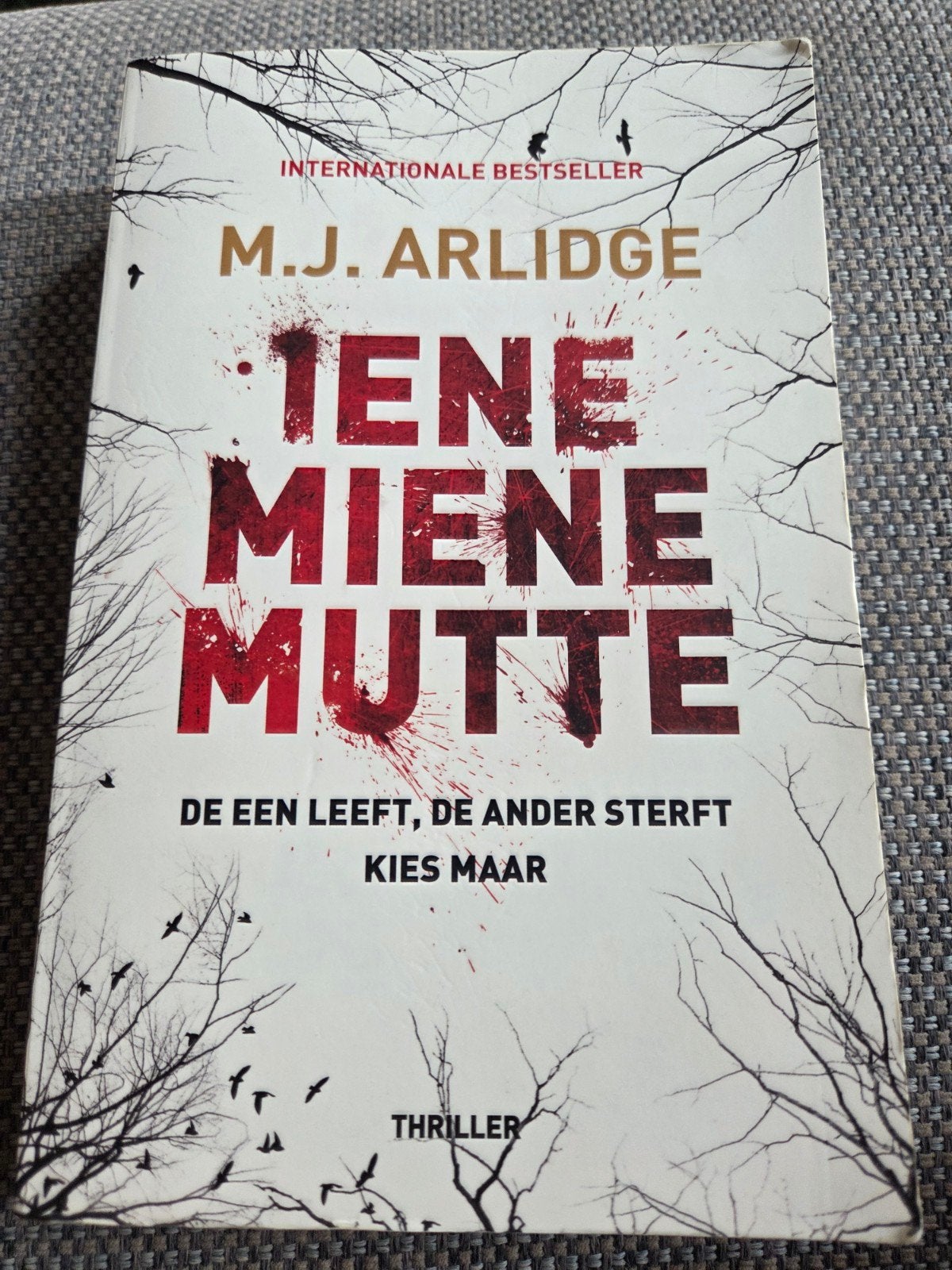 Boek; iene miene mutte van M.J. Arlidge, Ophalen of Verzenden, Gelezen, M.J. Arlidge