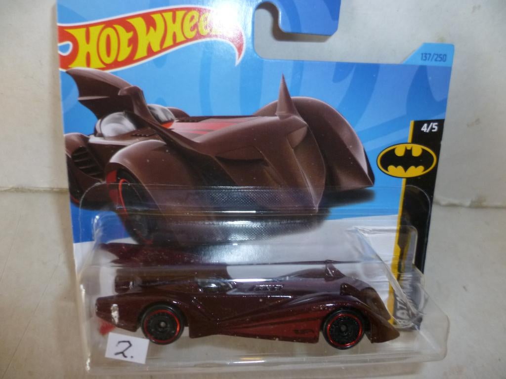 Hot Wheels Batman Batmobile film modelauto (2), Ophalen of Verzenden, Nieuw, Auto