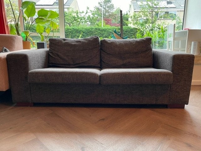 Comfortabele Driezitsbank van Goossens, Ophalen, Gebruikt, 150 tot 200 cm, Driepersoons