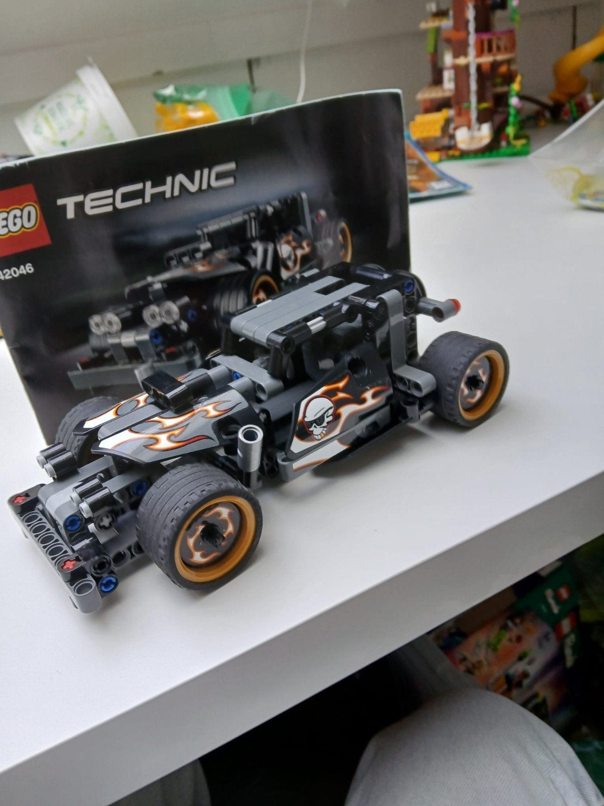 LEGO Technic 42046 - Race Truck met vlammen, Ophalen, Zo goed als nieuw, Overige merken