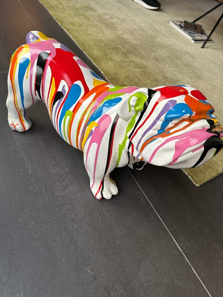 Beeld Engelse Bulldog, Ophalen, Meerkleurig, Nieuw, Kunststof
