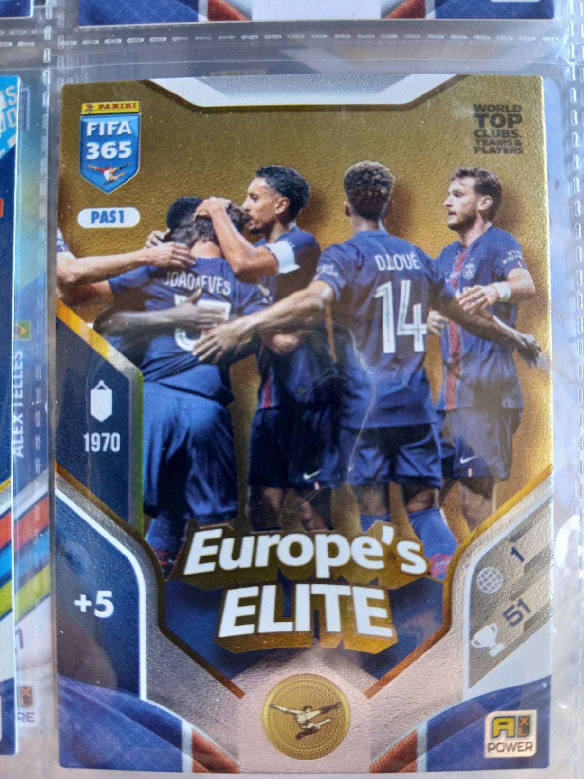 FIFA 365 Panini Voetbal Kaart - Europe's Elite, Ophalen of Verzenden, Zo goed als nieuw, Buitenlandse clubs, Spelerskaart