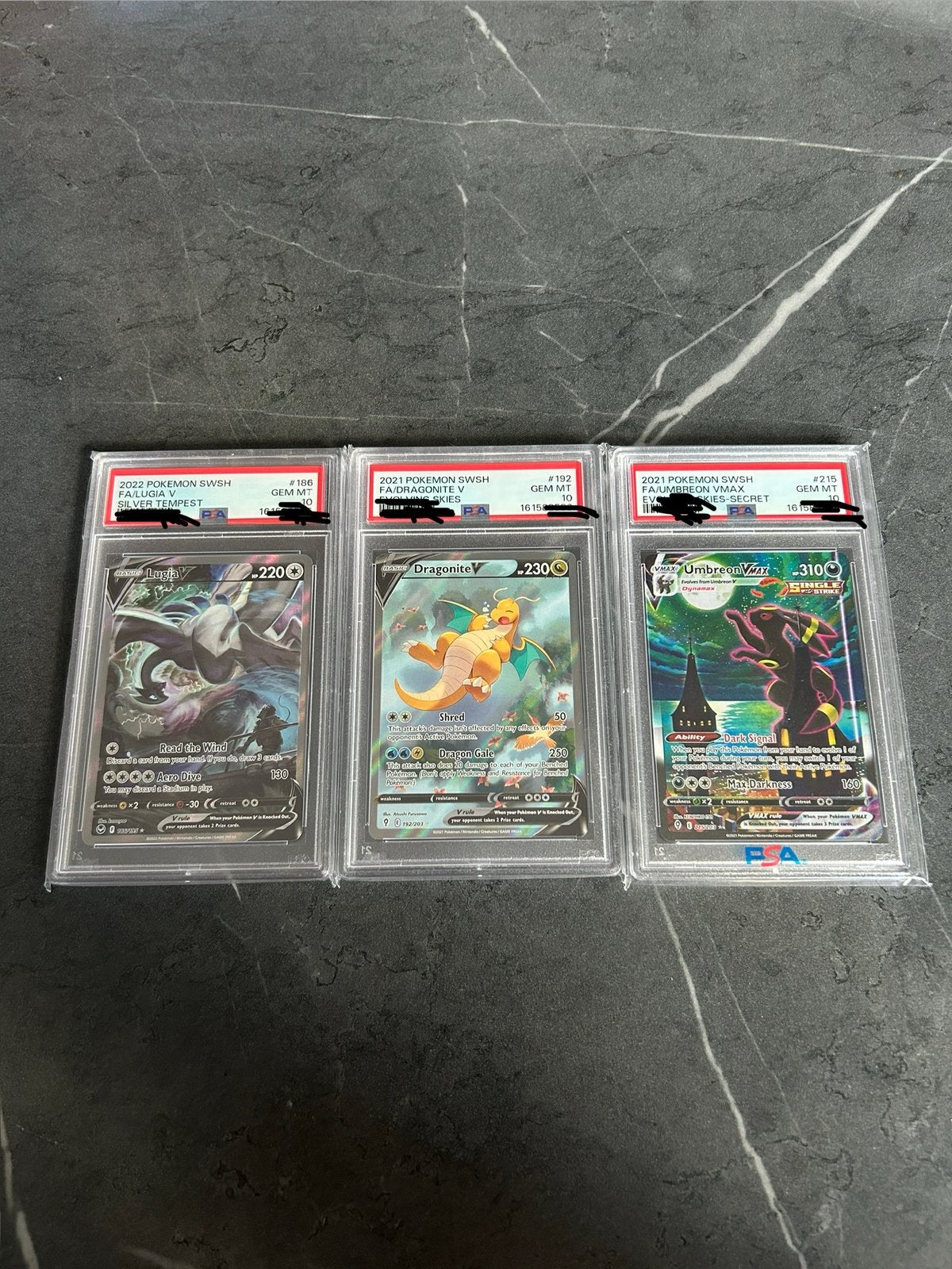 Moderne slabs PSA 10, Hobby en Vrije tijd, Ophalen, Zo goed als nieuw