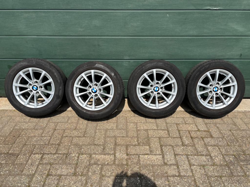Zomerbanden BMW 5x120 205/60R16, Ophalen, Gebruikt