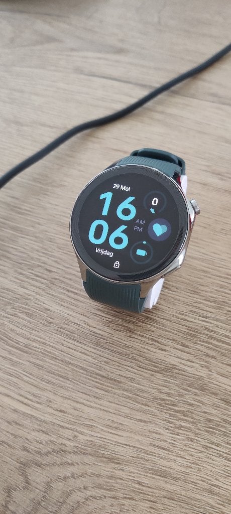 Oneplus watch 2 Radiant Steel, Sieraden, Tassen en Uiterlijk, Smartwatches, Ophalen, Hoogte, Blauw, Zo goed als nieuw