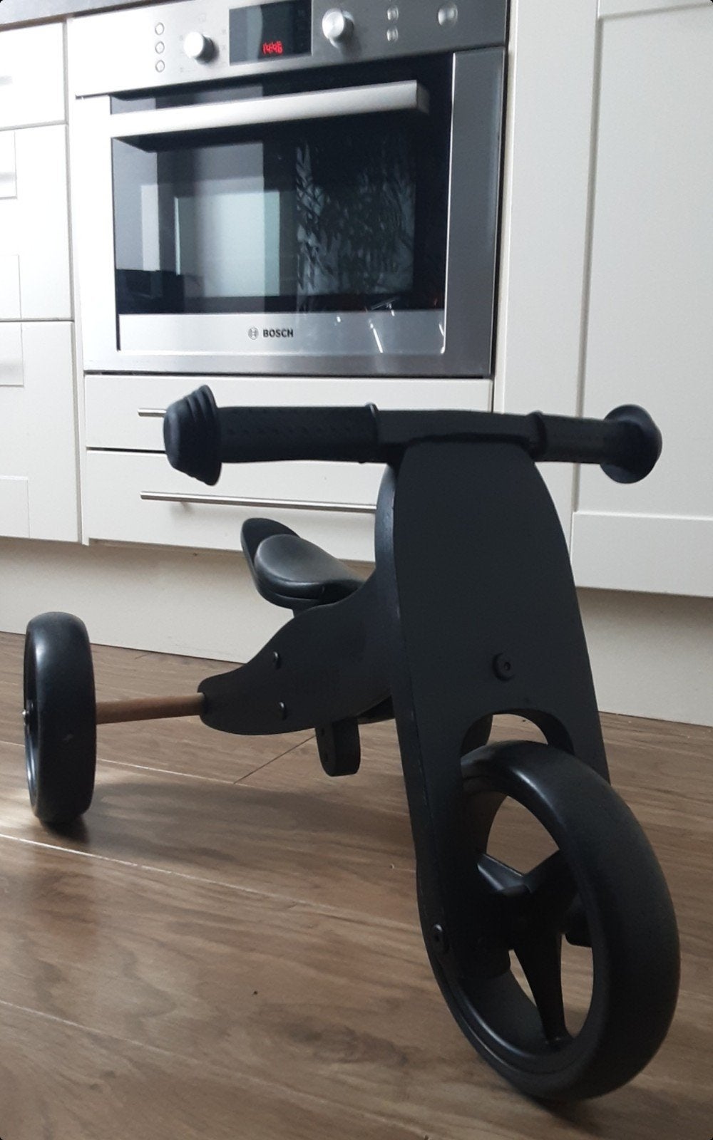 Loopfiets loopvoertuig, Ophalen