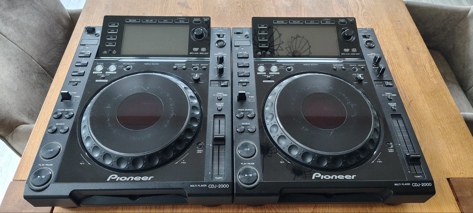 2 x cdj 2000 pioneer media players, Ophalen of Verzenden, Zo goed als nieuw, Pioneer