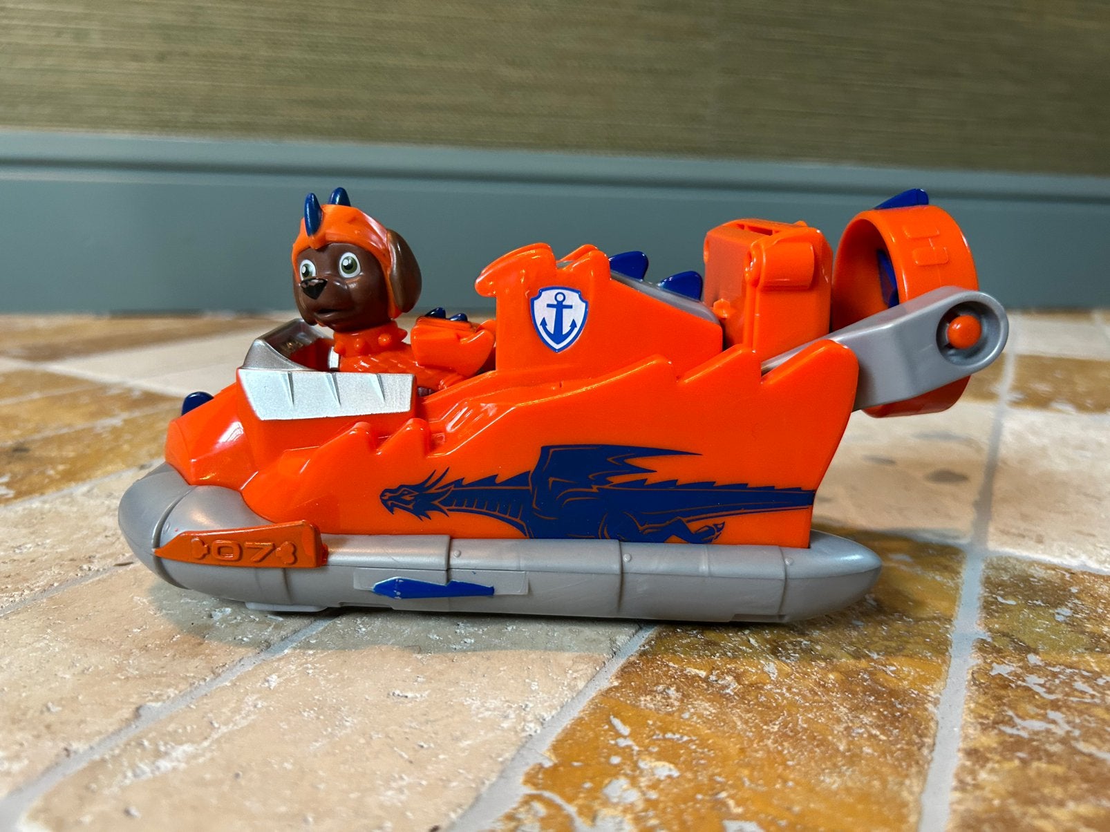 Paw Patrol - Zuma rescue knight voertuig, Ophalen, Zo goed als nieuw