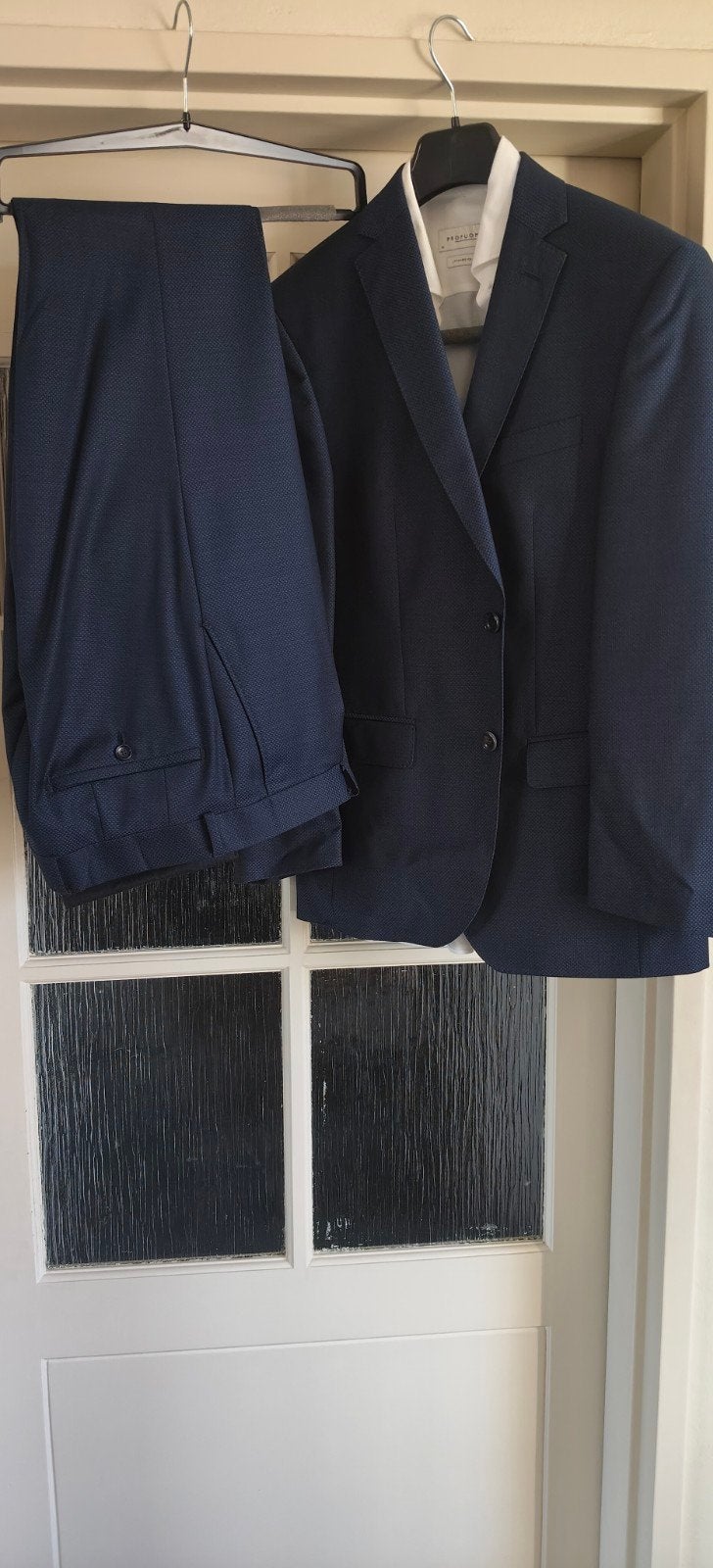 Kostuum, Ophalen of Verzenden, Zo goed als nieuw, Blauw