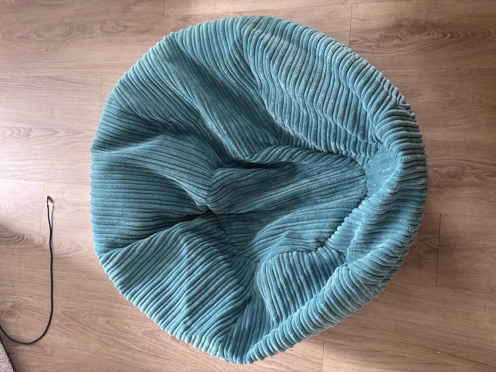 Lounge Pug Zitzak Big Bertha -Ribfluweel - Zo goed als nieuw, Ophalen, Zo goed als nieuw, Blauw, Zitzak