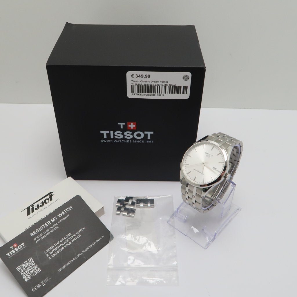 Tissot Classic Dream 40mm T1584071103100 | Zeer Nette Staat, Niet ingevuld, Zo goed als nieuw, Niet ingevuld, Niet ingevuld