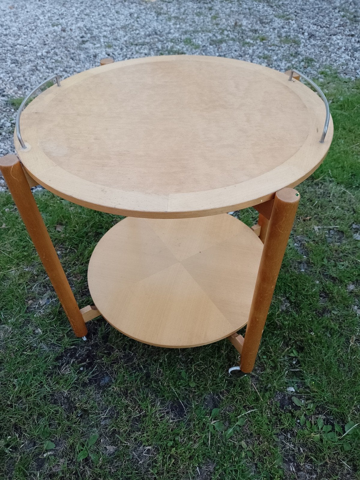 Ronde theewagen, Huis en Inrichting, Ophalen, Rond, 60 cm of meer