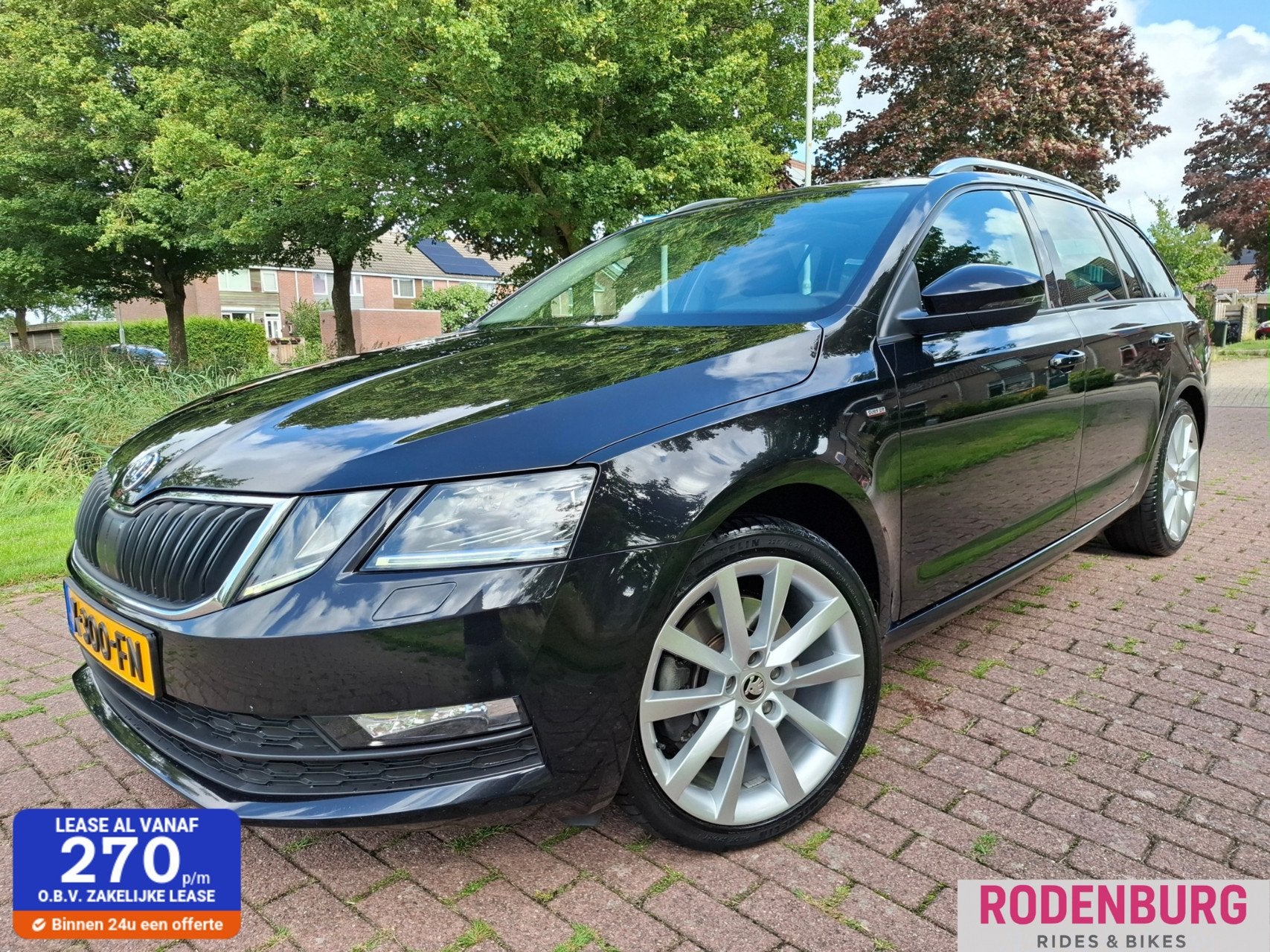 Skoda Octavia Combi 2.0 TFSI DSG automaat ZEER LUXE, Auto's, Gebruikt, Euro 6, Zwart, 1700 kg