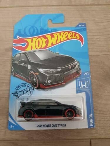 2018 Honda Civic Type R(Hotwheels), Ophalen of Verzenden, Nieuw, Auto