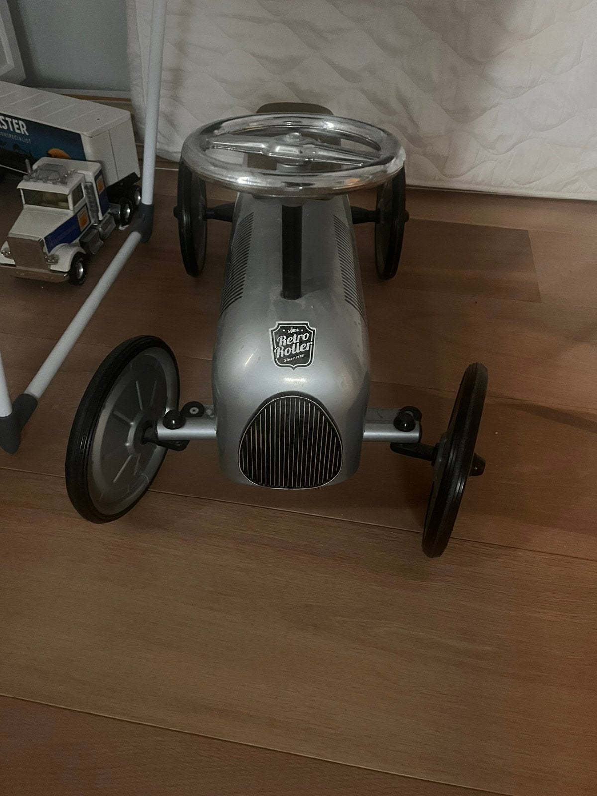 Loopauto retro roller metaal, Ophalen, Zo goed als nieuw